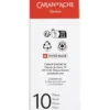 CARAN D’ACHE Neocolor II akvarellkritor, L: 10 cm, tjocklek 8,5 mm, white (001), 10 st./ 1 förp.