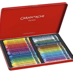 CARAN D’ACHE Neocolor II akvarellkritor, klass-set, L: 10 cm, tjocklek 8,5 mm, mixade färger, 40 mix./ 1 förp.