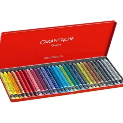 CARAN D’ACHE Neocolor II akvarellkritor, L: 10 cm, tjocklek 8,5 mm, mixade färger, 30 st./ 1 förp.
