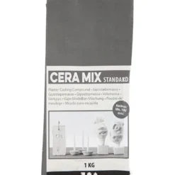 Cera-Mix Standard Modellgips, ljusgrå, 1 kg