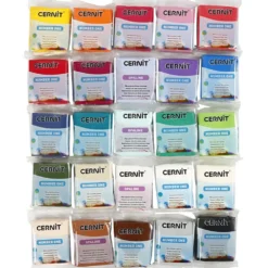 Cernit, Innehållet kan variera , mixade färger, 25x56 g/ 1 förp.