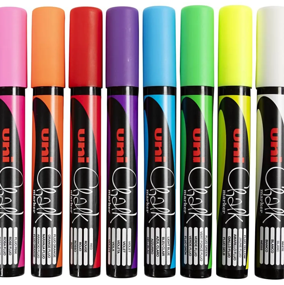 Chalk Marker, spets 1,8-2,5 mm, 8 st./ 1 förp.