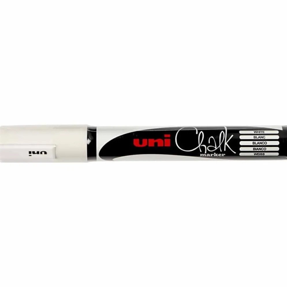 Chalk Marker, spets 1,8-2,5 mm, vit, 1 st.