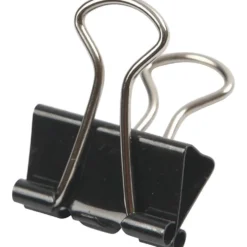 Clips, B: 19 mm, svart, 40 st./ 1 förp.