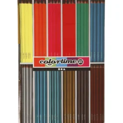 Colortime Färgblyerts, L: 17,45 cm, kärna 3 mm, metallicfärger, neonfärger, 144 st./ 1 förp.