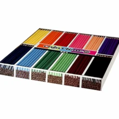Colortime Färgblyerts, L: 17,45 cm, kärna 3 mm, mixade färger, 12x24 st., 288 st./ 1 förp.