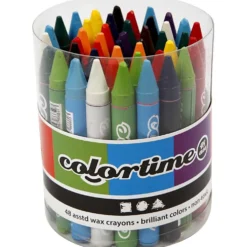 Colortime Färgkritor, 5x48 mix./ 1 set