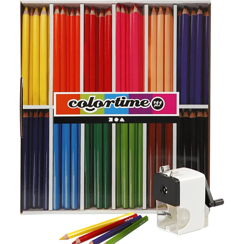 Colortime Färgpennor, kärna 5 mm, mixade färger, 1 set