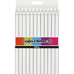 Colortime Färgpennor, L: 17,45 cm, kärna 5 mm, JUMBO, gul, 12 st./ 1 förp.