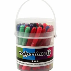 Colortime-pennor, spets 5 mm, mixade färger, 42 st./ 1 förp.