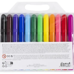 Colortime-pennor, spets 5 mm, standardfärger, 12 st./ 1 förp.