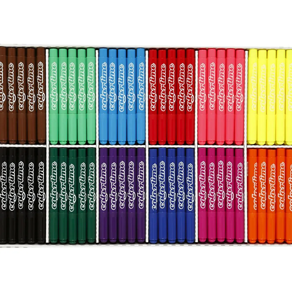 Colortime-pennor, spets 5 mm, standardfärger, 12x24 st., 288 st./ 1 förp.