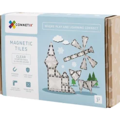 Connetix Magnetisk Leksak, klar, transparent, 34 st./ 1 förp.