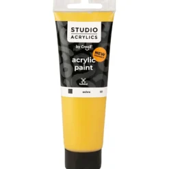 Creall Studio Akrylfärg, täckande, ochre (60), 120 ml/ 1 flaska