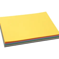 Creativ kartong, A4, ark 210x297 mm, 180 g, mixade färger, 12x10 ark/ 1 förp.