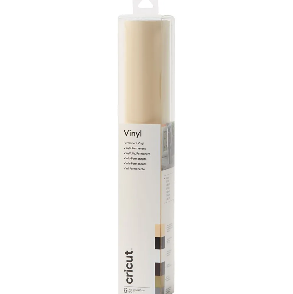 Cricut Premium Vinylprover (Bas), permanent, stl. 30x30 cm, 6 ark/ 1 förp.
