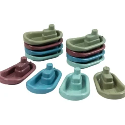 dantoy Blue Marine Toys Båtar av plast, stl. 15x12,5x9,5 cm, 12 st./ 1 förp.