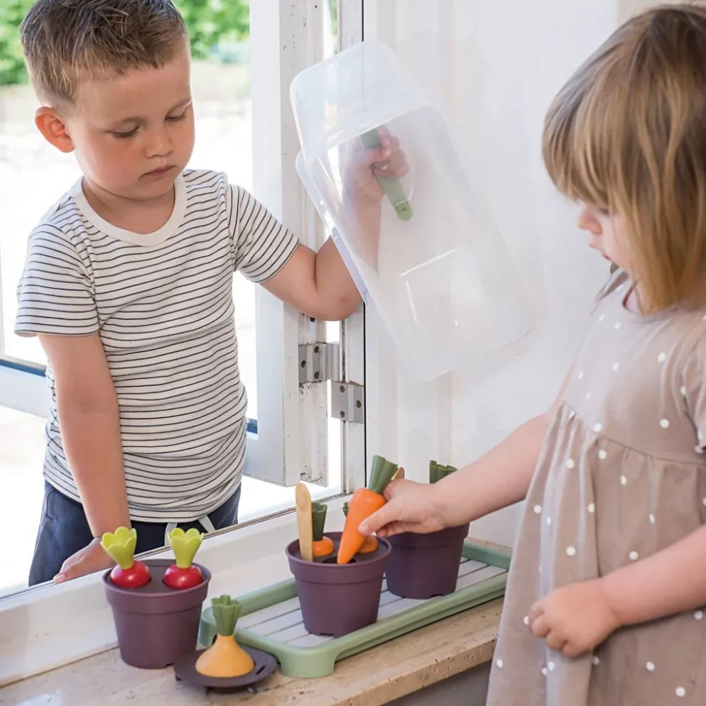 dantoy Green Garden Planteringsset för Grönytor, mixade färger, 18 delar/ 1 set