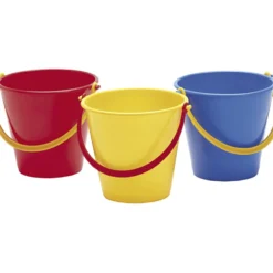 dantoy hinkar med handtag, H: 13 cm, 1,3 l, färger kan variera , 1 l, 1 st.