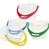 dantoy Transparenta hinkar, stl. 14 cm, 1.25 l, 4 st./ 1 förp.