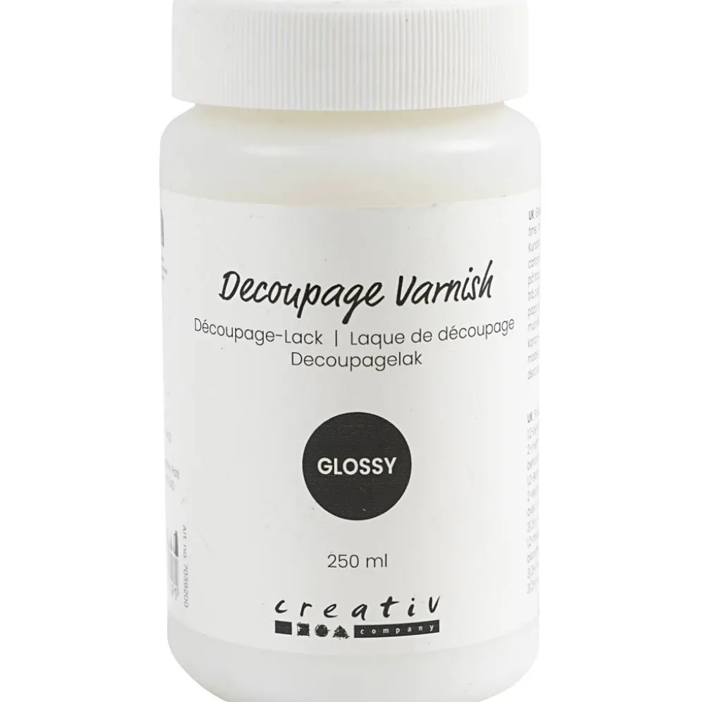 Decoupagelack, blank, 250 ml/ 1 flaska