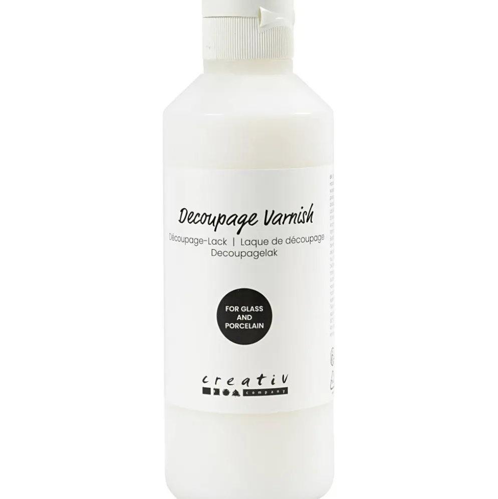 Decoupagelack, För glas och porslin, 250 ml/ 1 flaska