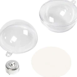 Deko-kula, Dia. 5 cm, transparent, 10 st./ 1 förp.