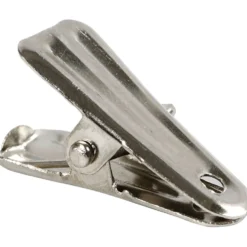 Dekorationsklämma, L: 27 mm, B: 14 mm, silver, 10 st./ 1 förp.