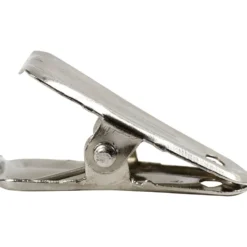 Dekorationsklämma, L: 27 mm, B: 14 mm, silver, 10 st./ 1 förp.