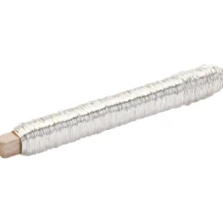 Dekorationstråd, Dia. 0.5 mm, silver, 50 m/ 1 rl.