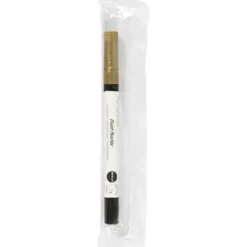Dekorativ tuschpenna, metallic, spets 0,7 mm, extra fine, guld, 1 st.