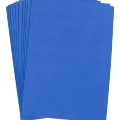 Dekorgummi, A4, ark 210x297 mm, tjocklek 2 mm, mörkblå, 10 ark/ 1 förp.
