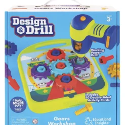 Design & Drill® Gears verkstad, 50 delar/ 1 förp.