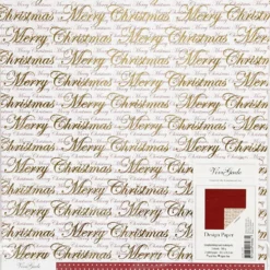 Designpapper, god jul och prickar, ark 30,5x30,5 cm, 180 g, guld, 3 ark/ 1 förp.