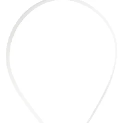 Diadem, B: 13 mm, vit, 5 st./ 1 förp.