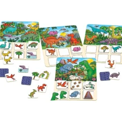 Dinosauriebildlotteri, DK,NO,SE,FI,DE,ES,IT,NL,FR, 1 förp.