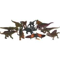 Dinosaurier, stl. 10-14 cm, 12 st./ 1 förp.