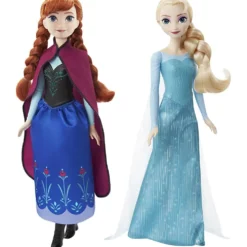 Disney Frozen docka, Anna och Elsa, H: 30 cm, 2 st./ 1 förp.