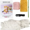 DIY Kit Amigurumi , Igelkott, ljusrosa, varm gul, 1 förp.