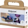 DIY Kit Amigurumi , Räv, svart, plommon, 1 förp.