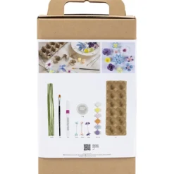 DIY Kit Blommor av Äggkartong, pastellfärger, 1 förp.