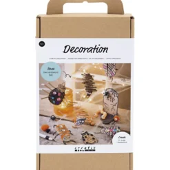 DIY Kit Dekoration, Insekter, maskar och gravstenar, mixade färger, 1 förp.