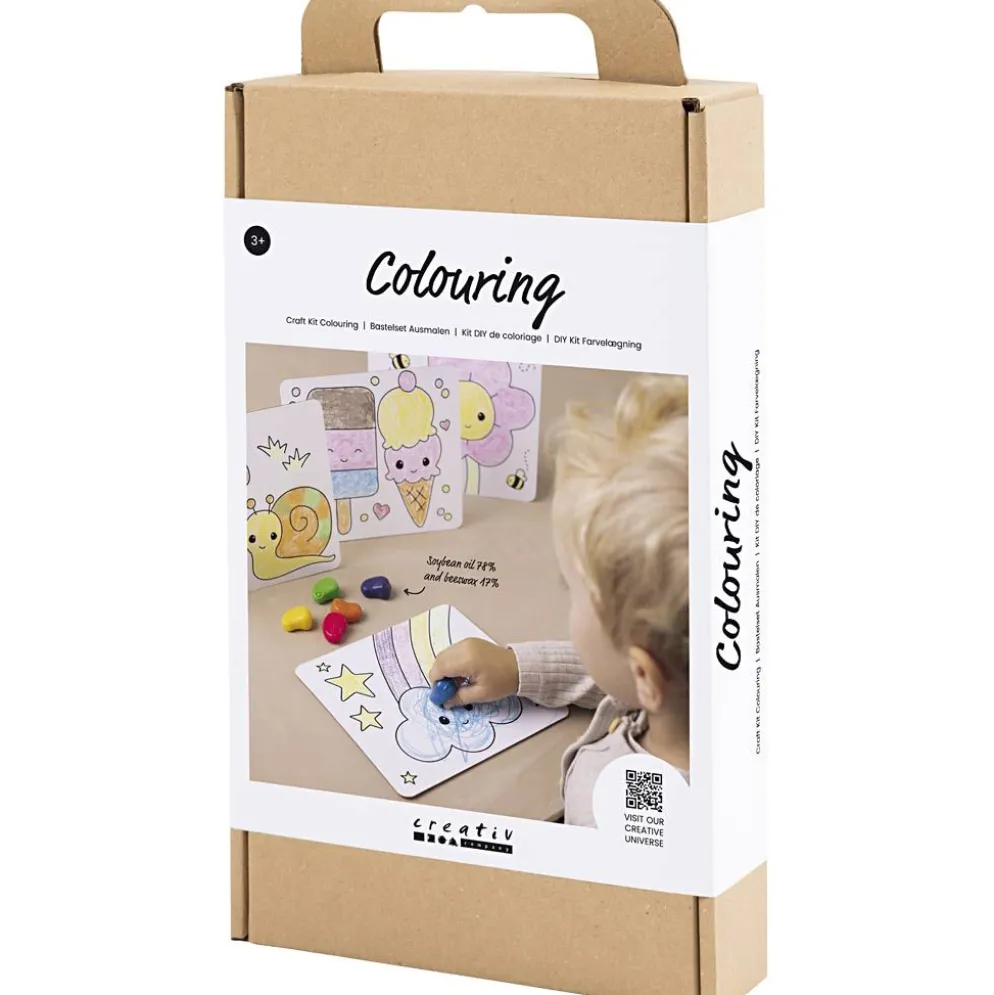 DIY Kit Färgläggning, Rittavla, standardfärger, 1 förp.