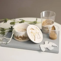 DIY Kit Gjutharts, Burk med lock, beige, off white, 1 förp.