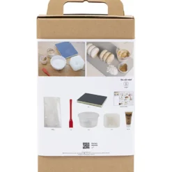 DIY Kit Gjutharts, Skulptering, beige, off white, 1 förp.