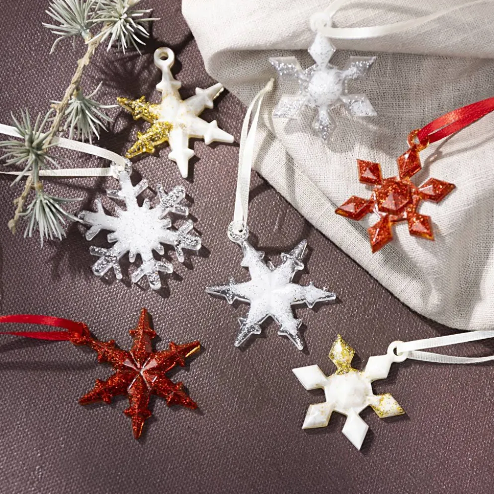 DIY Kit gjutning, Snöflinga, 1 förp.