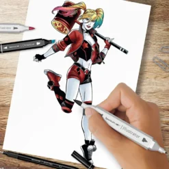 DIY Kit Illustration, Harley Quinn, mixade färger, 1 förp.