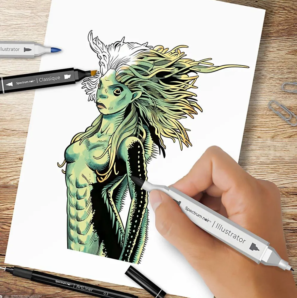 DIY Kit Illustration, Harry Potter: Magiska varelser , mixade färger, 1 förp.