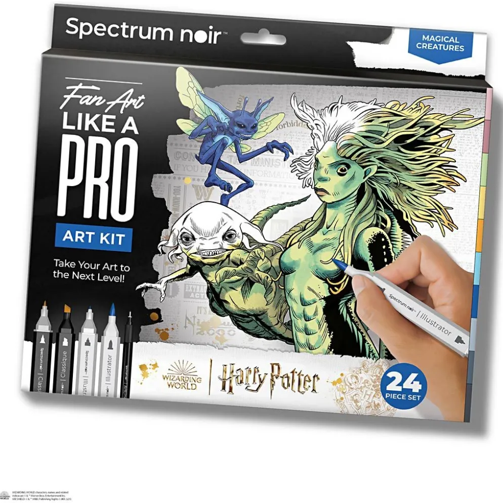 DIY Kit Illustration, Harry Potter: Magiska varelser , mixade färger, 1 förp.