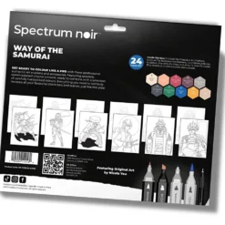 DIY Kit Illustration, Way of the Samurai, mixade färger, 1 förp.